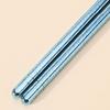1 Pc 23cm Pure Titanium Chopsticks 5 Colours Available Heat Insulation Luxury Family Tableware For Home Resturant Gathering