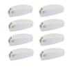 Rounded Baggage Door Clip White Door Clip Bracket Compartment Lock  Motorhome