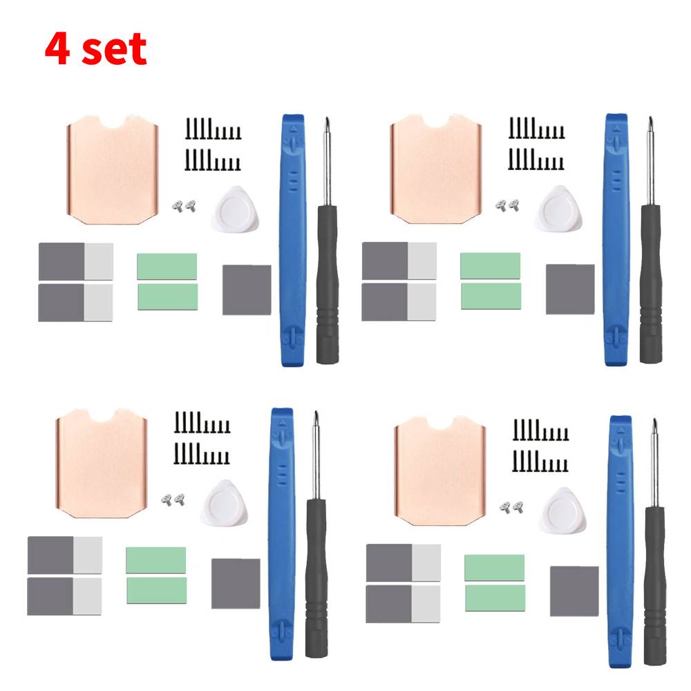 1-10PCS Heat Sink Kit For Steam Deck SN740 M.2 2230 SSD Copper Cooler Solid State Disk Heatsink Radiator Thermal Silicone Pad