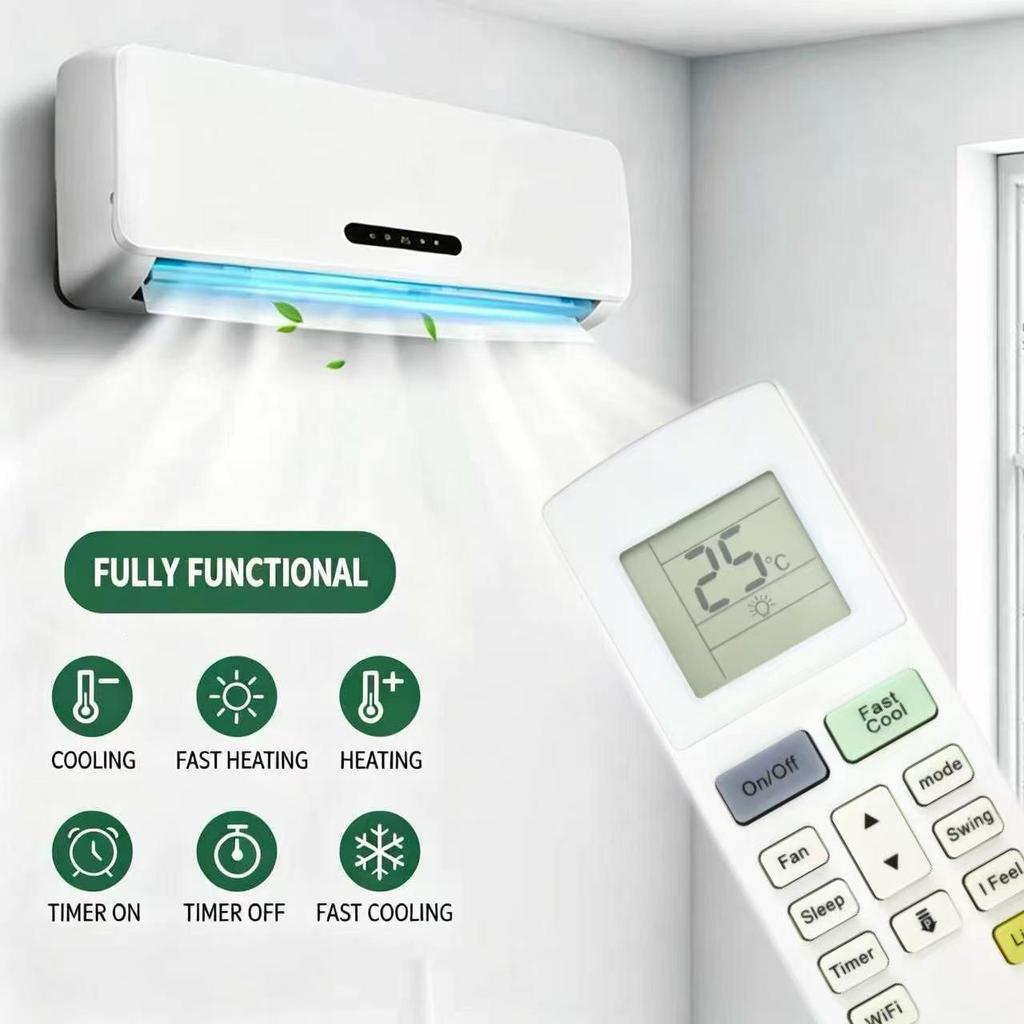 YAW1F9 Universal Remote for Gree and SMART TOSOT AC Units