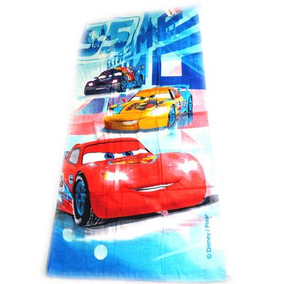 [M3345] - 'Cars' Blue Red Beach Towel (70x140 Cm)