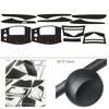 For Infiniti JX35 QX60 2012-2018 Interior Central Control Panel Door Handle Carbon Fiber Stickers Decals Car styling Accessorie