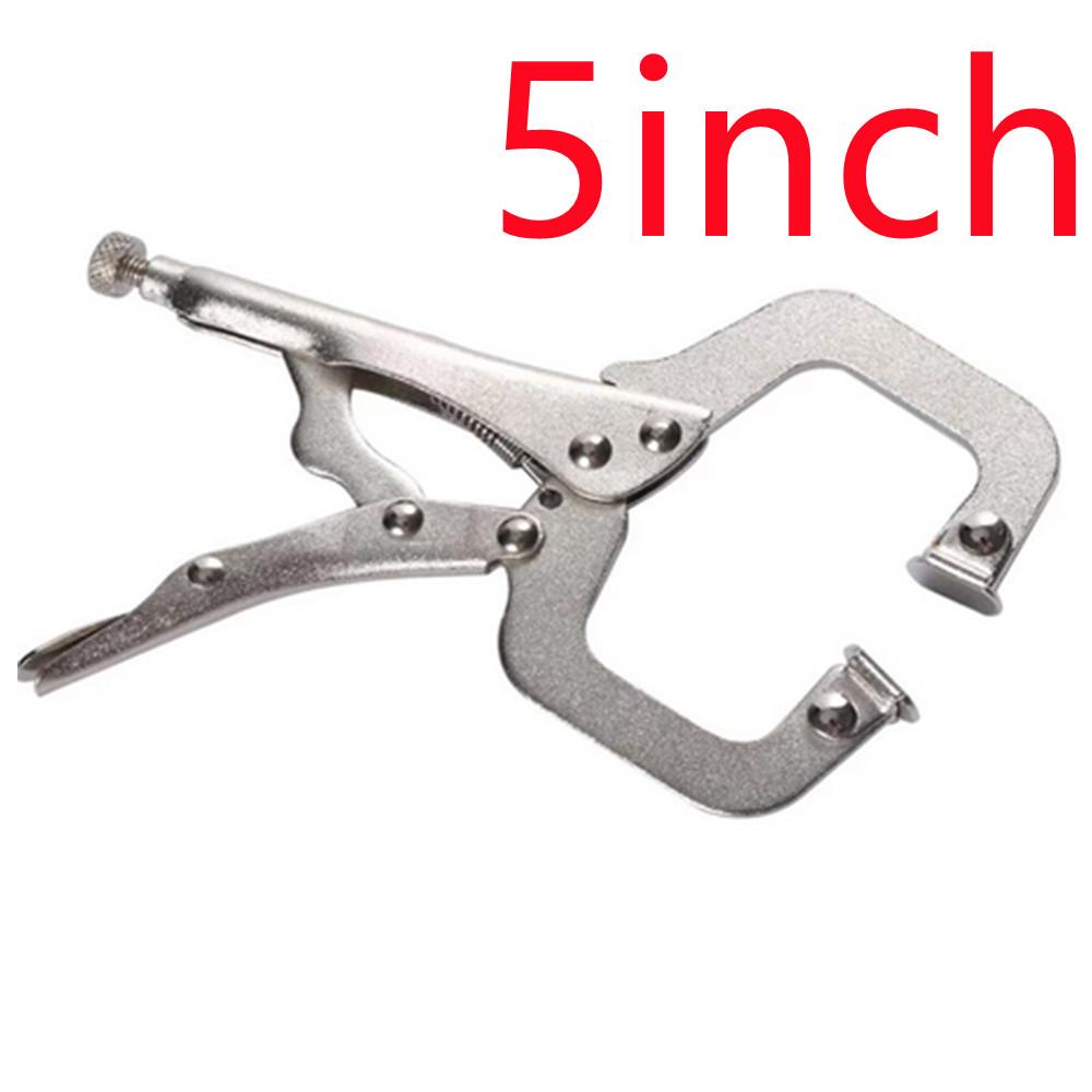 5 Inch Powerful Pliers C-type Square Mouth Pliers Woodworking Clamp Manual Clamp Fixed Clamp Pliers DIY Hand Repair Tools Wood