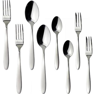Nagao Region Made Cutlery 8 Stainless Dishwasher Made In Dinner for 2 New Life Tsubame-Sanjo Set, Pieces, 18-8 Steel, Safe, Japan, Set, Spoon, Fork,