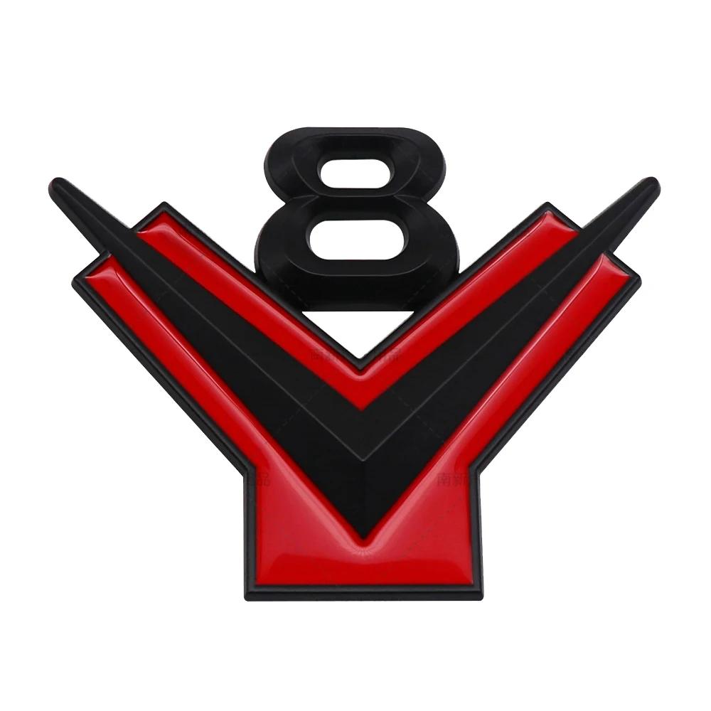 

Універсальний логотип V8, емблема автомобіля, наклейка на кузов, задній значок для автомобіля D