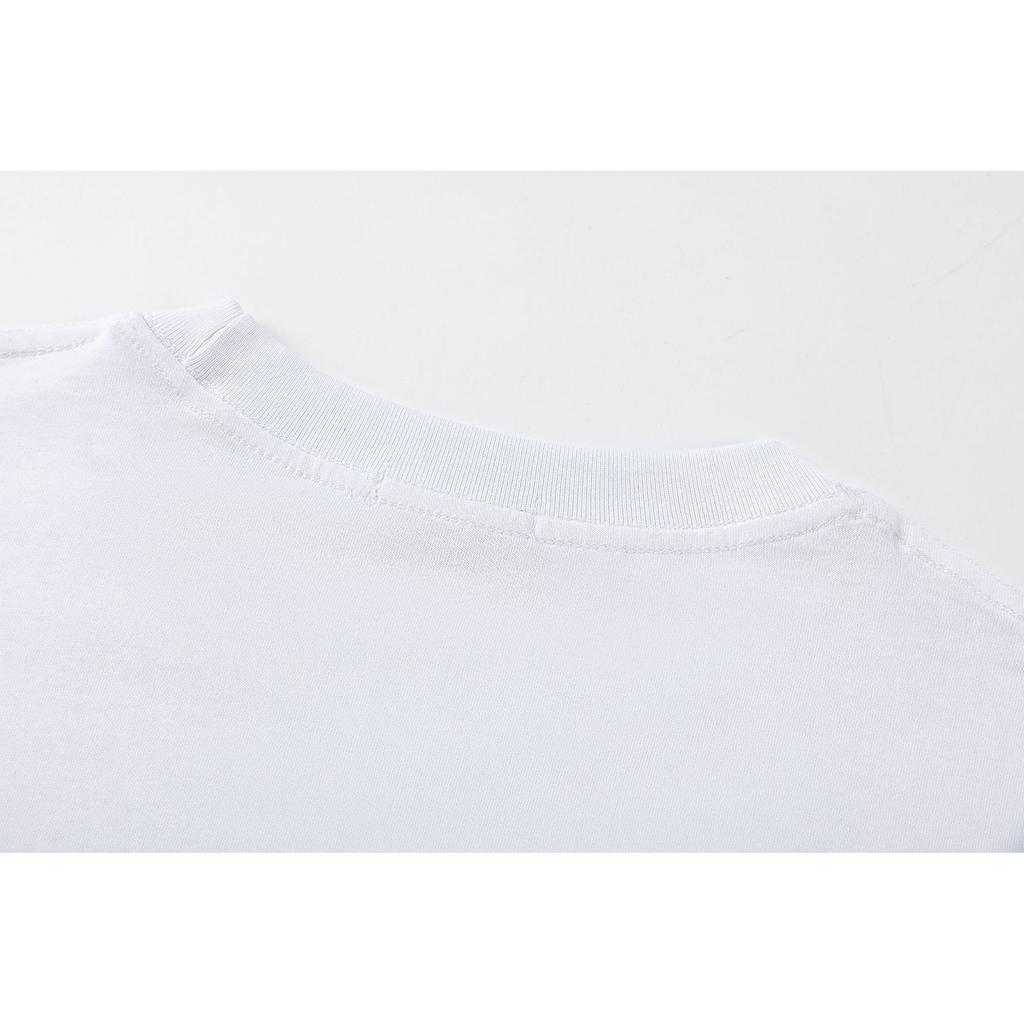 Off-White 2025 Spring/Summer New Large Letter Printed Pattern Round Neck Hooded Short Sleeved Men's and Women's T-shirts
