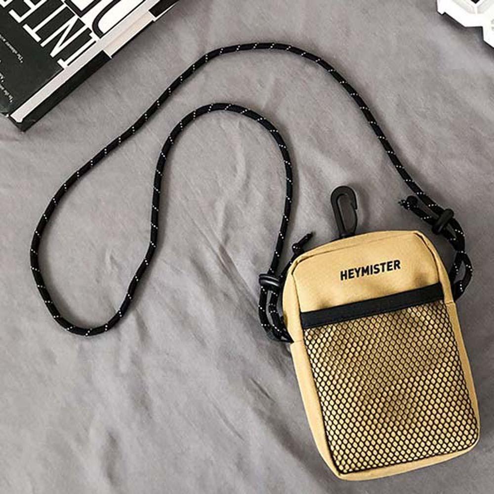 

Мужская наплечная сумка с вырезами, мини-квадратная сумка из ткани Оксфорд, поясная сумка с карабином, для велоспорта хаки