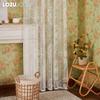 1PC LOZUJOJU French White Lace Curtain Retro Palace Style Sheer Curtain Solid Color Tulle for Living Room Bedroom Balcony Home Decor