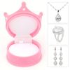 Crown Jewelry Box Personalized Simple Retro Design Ear S Necklace Jewelry Packaging Box