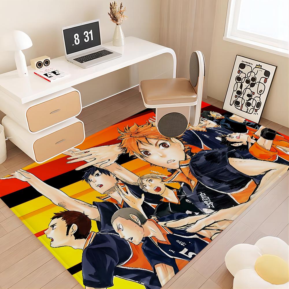 H-Haikyuu Anime Floor Mat Rectangle Anti-slip Home Soft Badmat Front Door Indoor Outdoor Mat Hotel Decor Mat