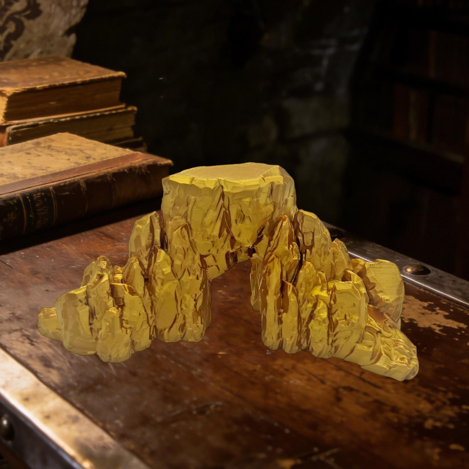 

Miniature Terrain Rock Scenery Accessory Diorama Fairy Garden Supplies Simulation Mountain for золотой