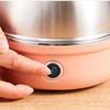 Full Stainless Steel Electric Egg Cooker With Auto Shut Off  Up To 7 Eggs, For Soft, Medium, Hard Boiled, Poached, Custard