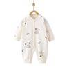 Pure Cotton Long Sleeve Baby Romper - Spring/Autumn Newborn Bodysuit & Boneless Pajamas