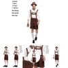 Classic Men Oktoberfest Clothing Cosplay Attire With Comfortable Suspenders And Hat