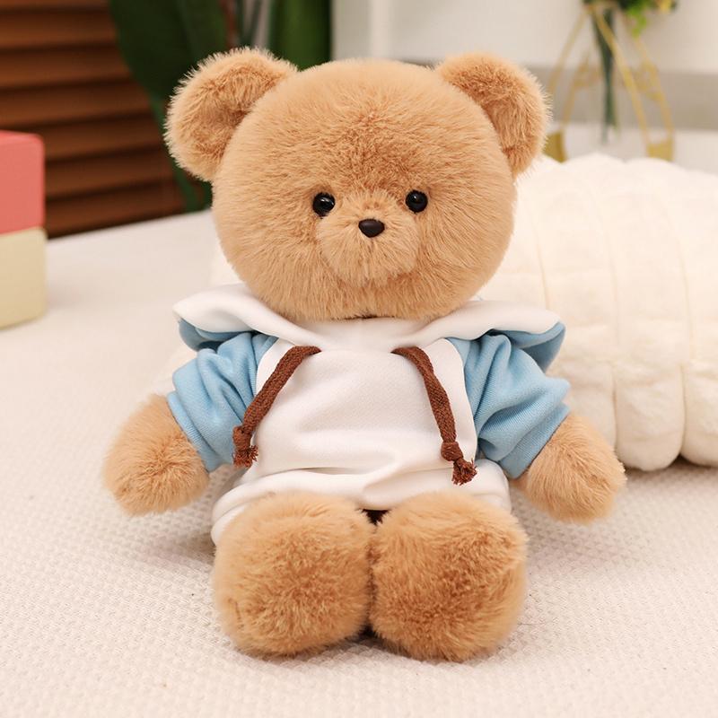 New High Quality Animal Cosplay Bear Plush Doll Pillow Dinosaur Shark Turn White Brown Bear Plush Toy for Boys Girls Comfort Toy
