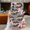 Cool Kiss Lips Print Case For Samsung A18 A57 A37 A17 A56 A36 A26 A16 A55 A35 A25 A15 A54 S21 FE S22 S23 S24 Plus S25 S26 Ultra Silicone Cover