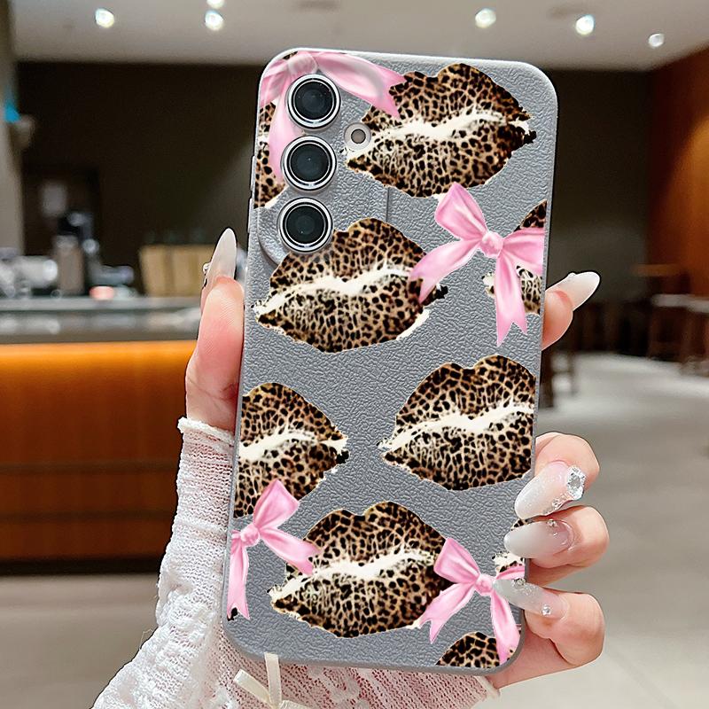 Cool Kiss Lips Print Case For Samsung A18 A57 A37 A17 A56 A36 A26 A16 A55 A35 A25 A15 A54 S21 FE S22 S23 S24 Plus S25 S26 Ultra Silicone Cover