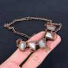 Rainbow Moonstone Copper Electroformed Necklace, Gemstone Jewelry, Handmade Necklace Amazing Jewelry, Gift For Her