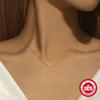 Fashion S925 Sterling Silver Ins Wind Simple Fun Personality Diamond Snake Necklace Cool Street Collarbone Chain