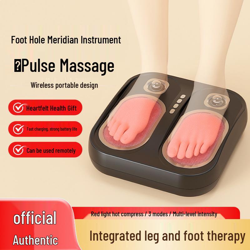 Automatic Cross-Border Foot Massager: Hot Compress, Calf & Sole Kneading Therapy for Home Use Chinese Version