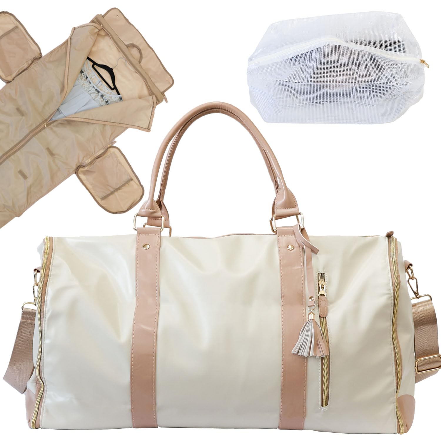 

Garment Water Suit Dress Travel No Luggage Travel Job Stylish x [Rocott] Women s Bag, Repellent, Bag, Bag, Bag, Creases, Bag, Bag, Hunting, (Ivory