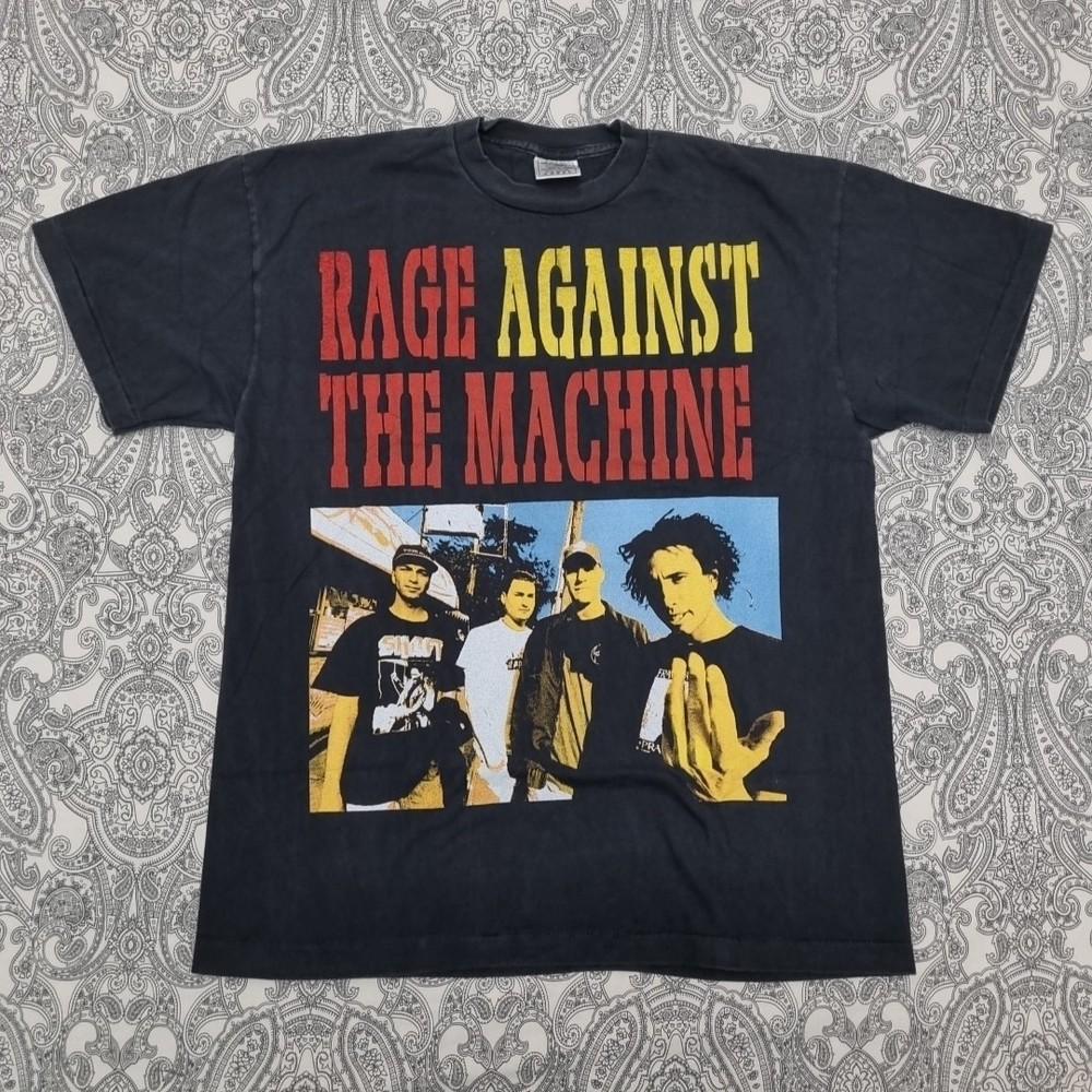 Vintage Rage Against The Machine T-Shirt Against All Odds Graphic Print