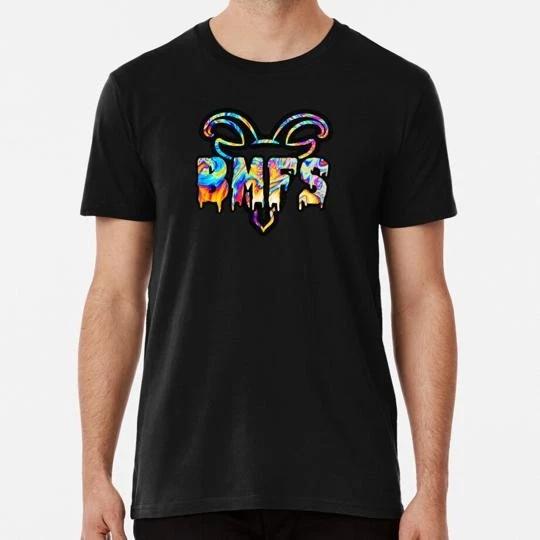 

Bmfs Goat Melting Face Size S to 5XL Made in the USA T-Shirt S