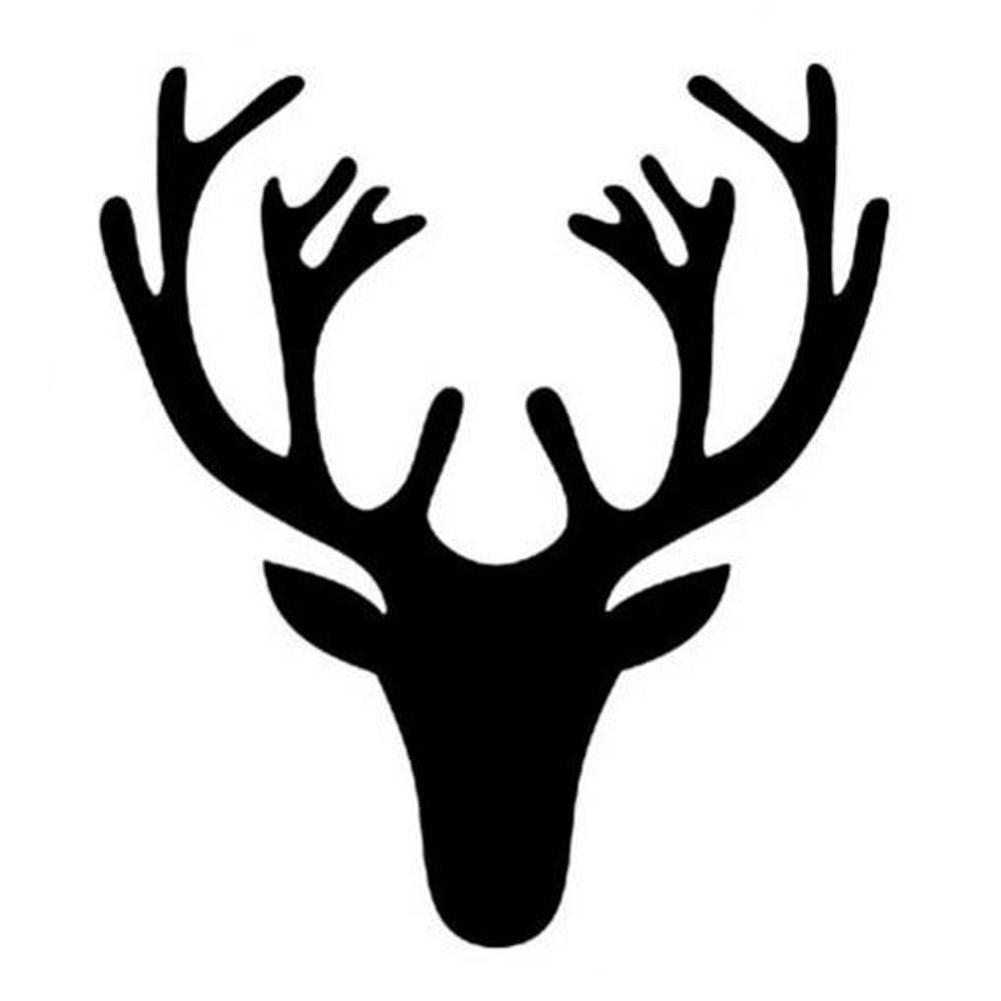 Deer Head children Room Decoration Sticker Vinyl Friendly Environmental Removable Sticker S