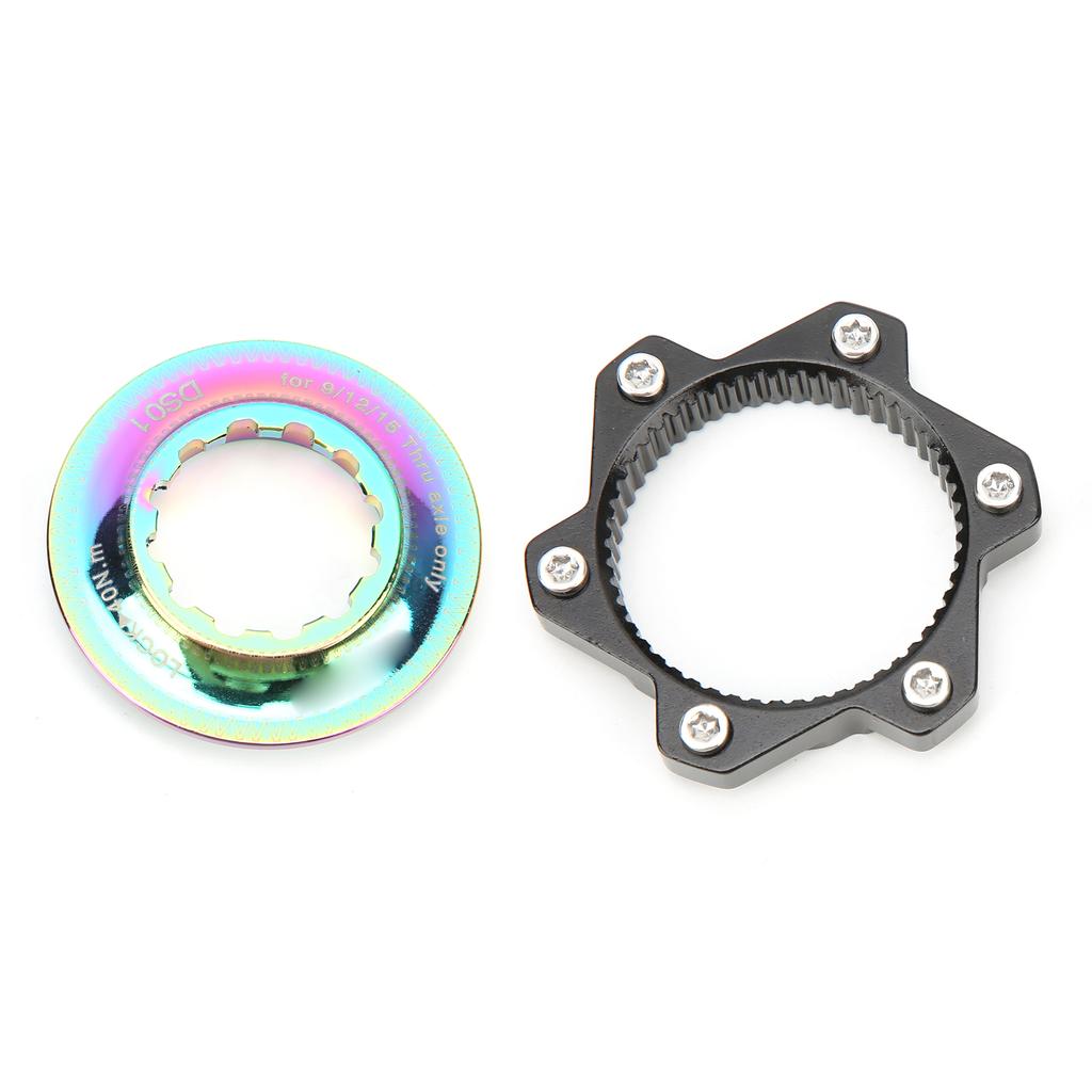 MEIJUN Bike Hub Center Lock Conversion Adapter Centerlock To 6?hole Adapter Conversion Kit