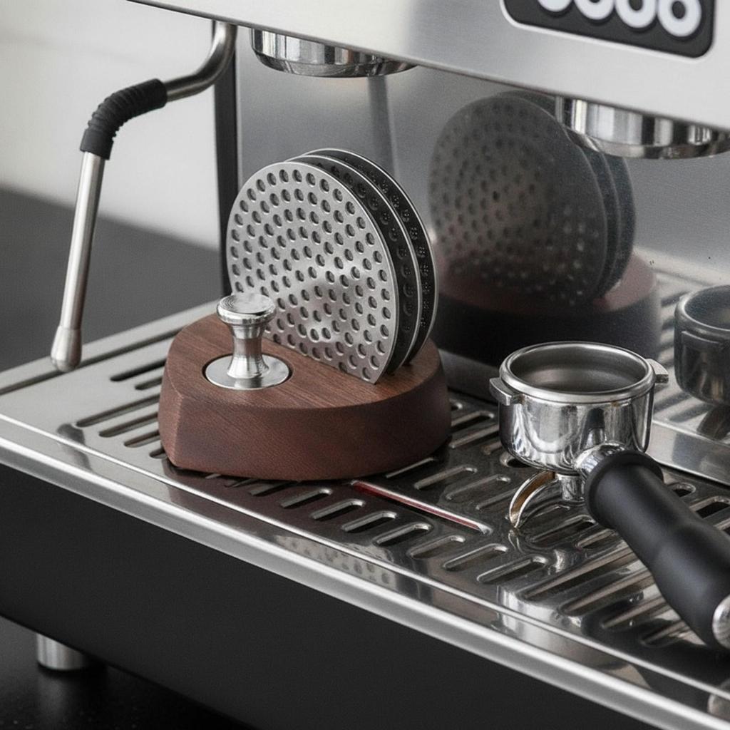 3 Pieces Espresso Accessory Low-Profile Stainless Steel Portafilter Screen with