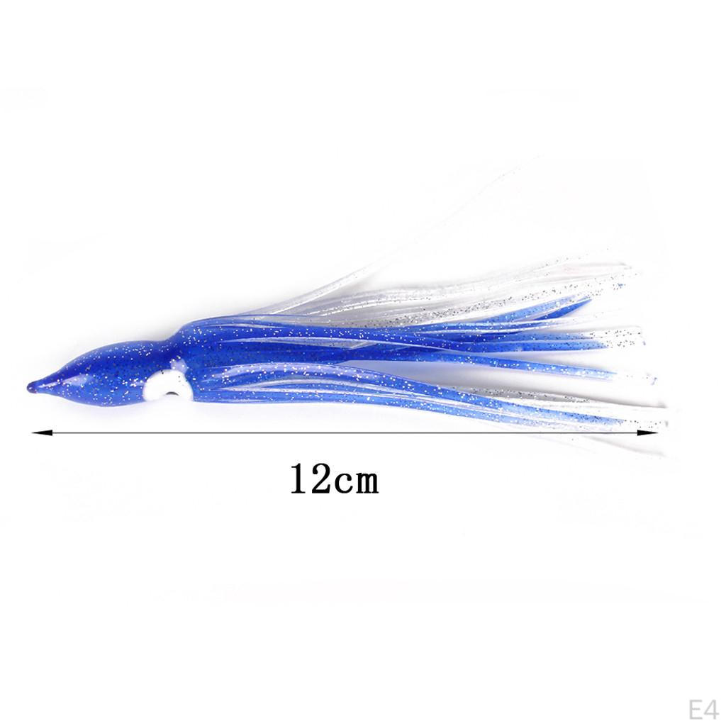 10 Fischköder Tintenfisch-Röcke Angelzubehör