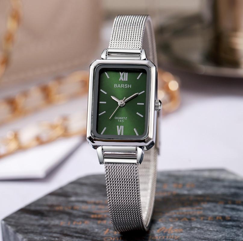 

Women Watch Luxury Rectangular Dial Ladies Quartz Watch Girl Gifts Korean Steel Strap Student Wristwatch Dropshipping