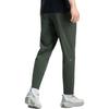 Fila Solid Color Outdoor Casual Mid Waist Straight Leg Elastic Drawstring Knit Sports Pants Men Bottoms Pine-Green A11M431608F-GN