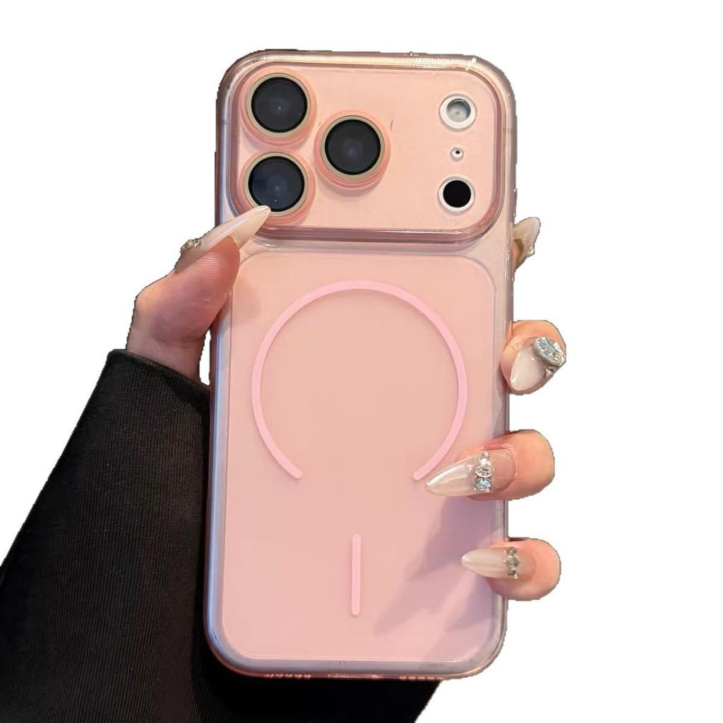 Instant Film-Lens 17-Window Phone Case for iPhone 16 Pro Max - Soft Silicone, Magnetic Adsorption
