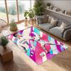 Cristiano Ronaldo Printed Flannel Area Rug Non Slip Soft Polyester Floor Carpet Indoor Decor Mat for Bedroom Living Room Sofa