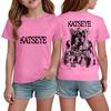 Kids Short Sleeve Fashion T-Shirt Korean for Boys and Girls
