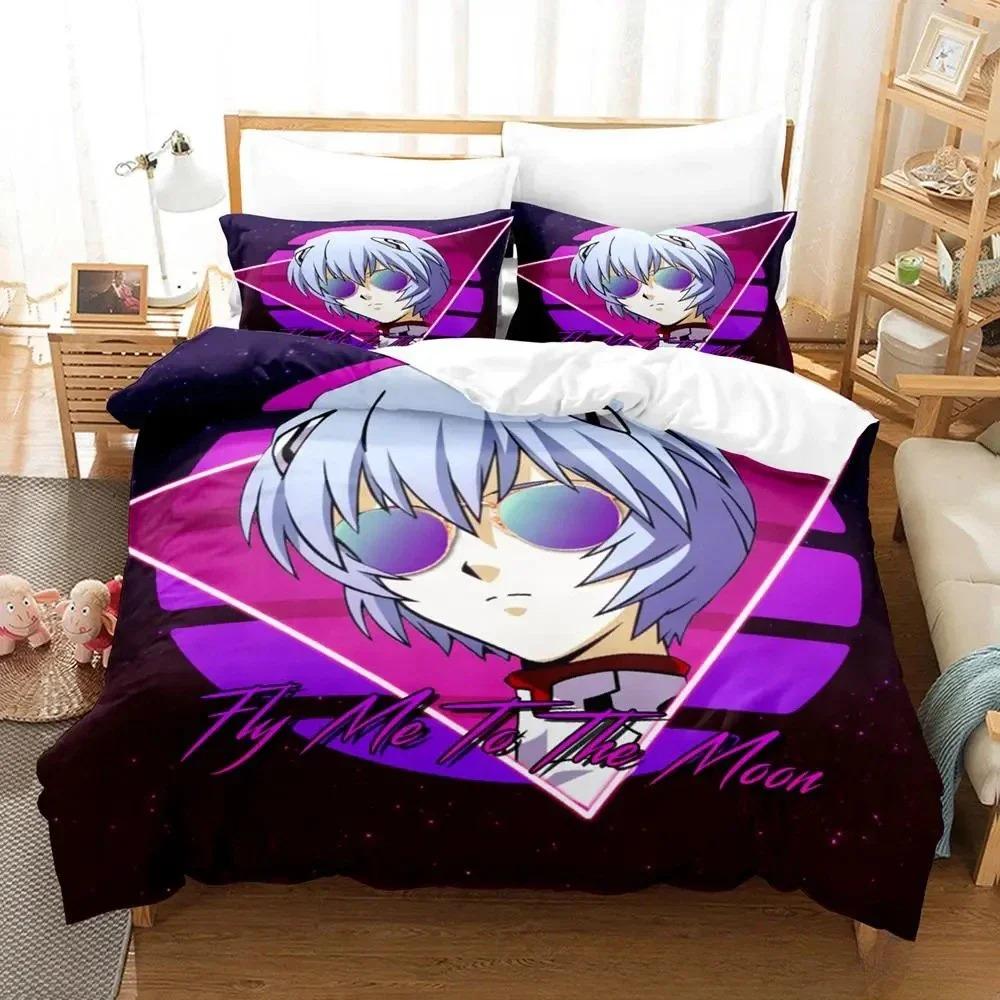 

Home Living Fly Me to the Moon Bedding Set Single Twin Full Queen King Size Bed Set Adult Kid Bedroom Duvet cover Set Anime Bed EU Single 135x200cm