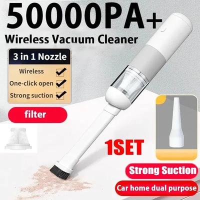 Portable Car Vacuum Cleaner Mini Handheld Vacuum Cleaner Smart Home Car Dual-purpose Wireless