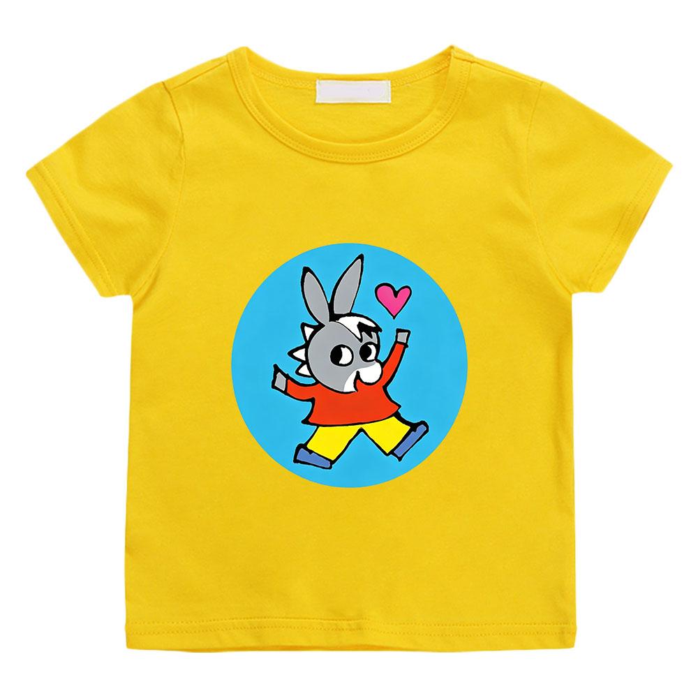 T-shirt per Bambini 100% Cotone Disegno Trotro Stampa Anime T-shirt 2-12 Anni Manica Corta Carina Ragazzi Ragazze Quotidiana Casual Toddler Estate