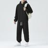 Autumn and Winter Sports Suits for Men and Women Couples Tide Brand Hooded Sweaters Loose Sweatpants Running Trousers Two-piece Men