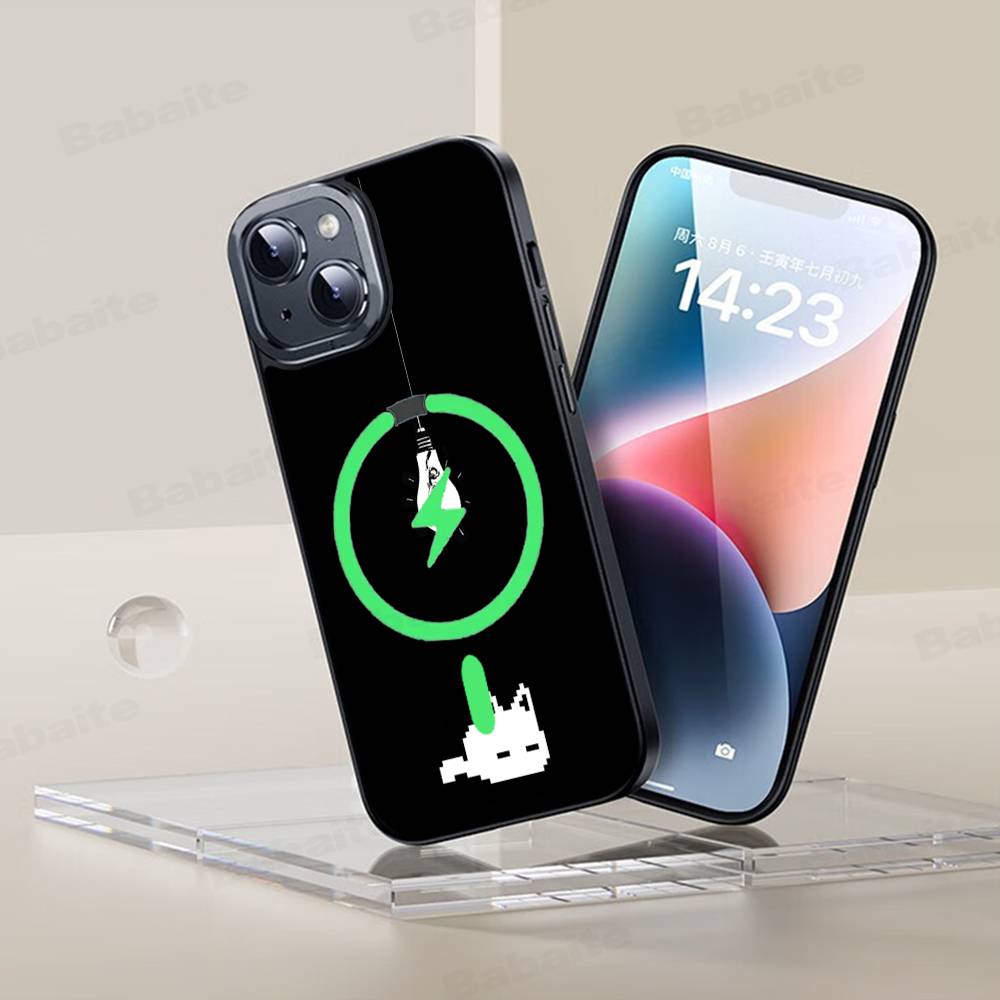 

O-Omori Game For Magesafe Magnetic Wireless Phone Case For IPhone 17 Pro Max Air 13 12 Mini 16 15 14 11 iPhone 14