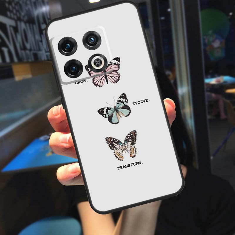 Butterfly Flower Funda For OnePlus 10T 8T 9RT 12 13 13R 11 9 10 Pro OnePlus Nord 4 CE 2 3 Lite N20 N30 Case
