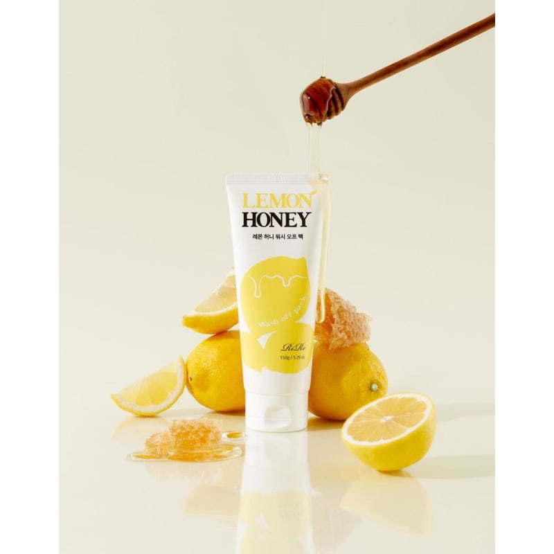 Lemon Honey Wash-Off Pack 150g / Exfoliating Lemon Honey Pack for Skin Moisturizing