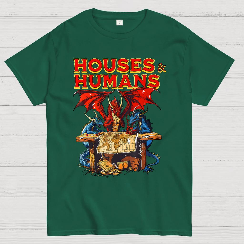 Houses and Humans D&D Nerd T-Shirt