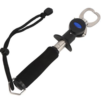 Alicate de isca de pesca de aço inoxidável de qualidade portátil controlador clipe de lábio de peixe acessório com cordão