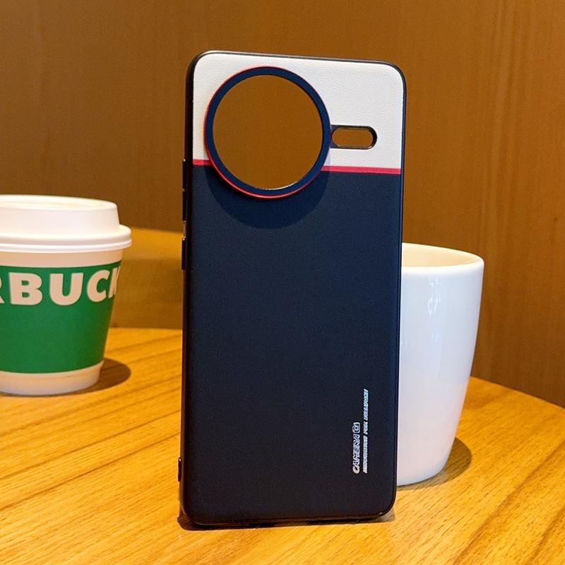 Case For Xiaomi Redmi POCO F7 Pro & POCO F7 Ultra Contrast Color Matte Leather Raised Lens Protection Soft Phone Grip Back Cover
