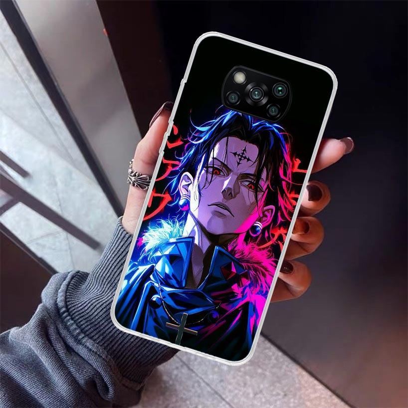 Huner X-Hunters Chrollo Shizuku Phone Case For Xiaomi Poco X7 X6 X5 Pro F7 Ultra Redmi 15C 15 13 13C 12 12C 10 10A 10C 9 9A 9C 9