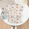 Kids Casual Short Sleeve Shirt and Shorts Set Animal Print Lightweight Soft Fabric Comfortable Fit Summer Outfit for Boys and Girls