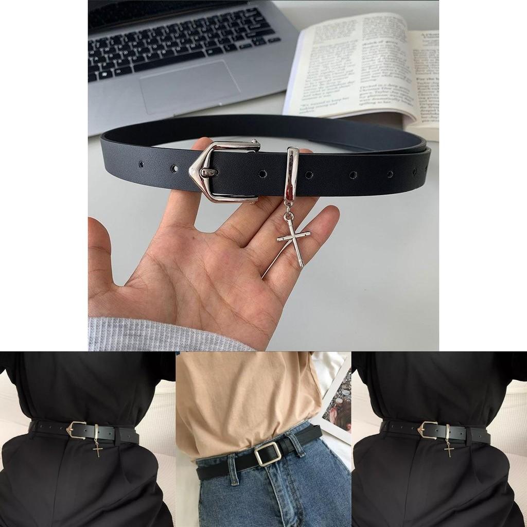 Unisex Contemporary Black Pu Belt For Everyday Fashion Stylish And Look Minimalist
