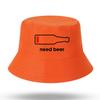 Need Beer Harajuku Hip Hop Men Women Bucket Hat Outdoor Sunscreen Beach Cap Fisherman Hat Fishing Hat Sun Hiking Fishing Cap